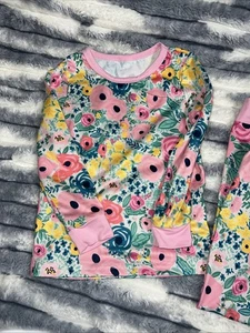 Unbranded Size 4/5 Toddler Flower Pajama Set  - Picture 1 of 4