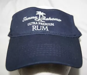 tommy bahama visor ultra premium rum navy blue one size embroidered - Picture 1 of 10