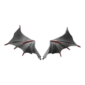 Mega Bloks Dragons Krystal Wars ailes de dragon rouge argenté pour pièces seulement - Photo 1/5