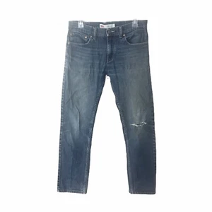Levis 511 Slim Leg Blue Jeans Boys/Youth 18 Reg 29x29 Distressed - Picture 1 of 18