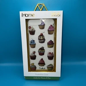 54th & Madison | iPhone 8 Plus Cupcake Dessert Baker Kawaii Case Clear Colorful - Foto 1 di 3