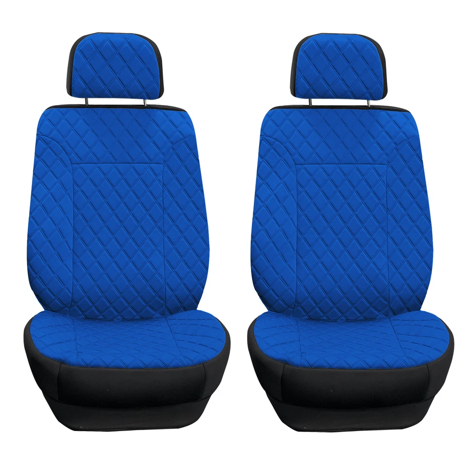 Prestige79 Diamond Stitch Neosupreme 前座汽车座椅套适用于汽车卡车和SUV — 第 1/1 张图片