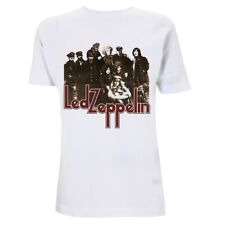 LED ZEPPELIN - LZ II PHOTO WHITE T-Shirt Small