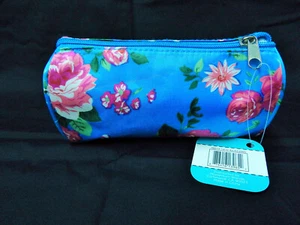 Make Up Nylon Tote Bag Flower Pattern for Cosmetic Purse - Bild 1 von 4