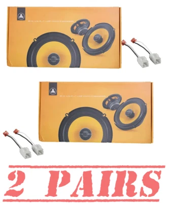 Paquete de repuesto de altavoz delantero-trasero JL Audio de 6,5" para Jeep Wrangler 2007-2017 Foto 1 de 2