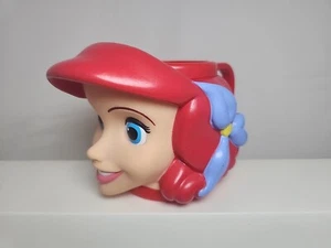 Applause DISNEY Ariel LITTLE MERMAID Figural Vinyl Character Head Kid’s Cup Mug - Picture 1 of 11