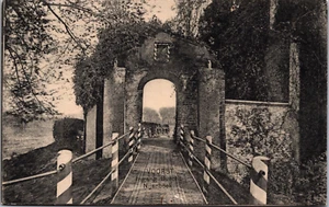 Netherlands Voorst Ingang Burcht Nijenbeek Vintage Postcard B212 - Picture 1 of 2