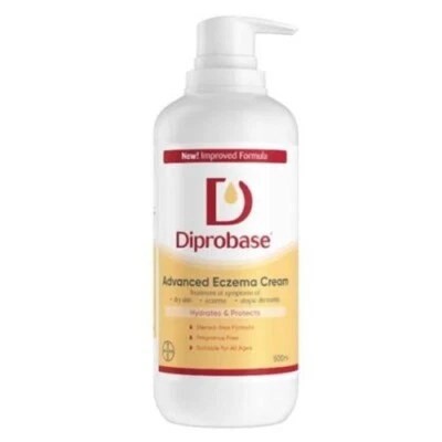 BAYER DIPROBASE ADVANCED ECZEMA CREAM PUMP 500ML
