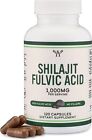 Himalayan Pure Shilajit 1000mg 120 Caps Naturally Occurring Fulvic Acid