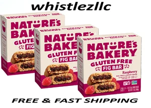 (3 pack) Nature's Bakery Gluten Free, Raspberry Fig Bars, 6 Twin Pack Box - Picture 1 of 1