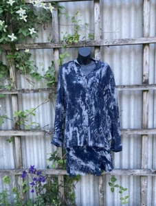 Jigsaw Ladies SILK Skirt Suit 100% Silk Dark Blue Size UK 14,16 Matching Scarf - Picture 1 of 20