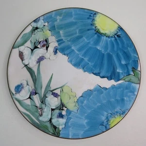 Bachrach Art Enamels Gumps San Francisco 9" Enamel on Copper Plate Artist Signed - Picture 1 of 7