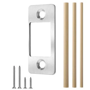 Door Strike Plate Deadbolt Strike Plate Door Latch Plate Adjustable Strike Pl... - Picture 1 of 7
