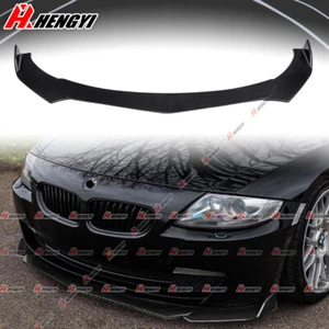 Front Bumper Lip Splitter Spoiler Body Kit Gloss Black Fits 2002-2009 BMW E85 Z4 - Picture 1 of 6