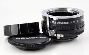 Konverter SOLIGOR MP Tele Converter TELEKONVERTER 2x für MINOLTA SR MC MD - Picture 1 of 6