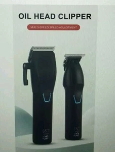 Hair Clipper Professional Hair Clipper Trimmer Set Hair Cutting Machine Cordless - Picture 1 of 9
