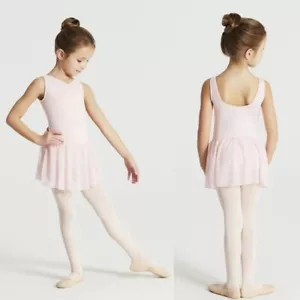 Justaucorps/tunique danse enfant,CAPEZIO pinch front tank dress, rose-8/10 ans - Picture 1 of 1