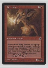 1997 Magic: The Gathering - Portal Starter Set Fire Imp s1t