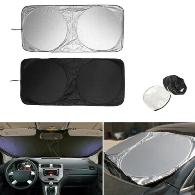 Car Sunshade Sun Visor Shade Protection Window Film Cover Protect Reflector 1.5M - Image 1 of 4