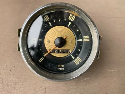 VDO DKW AUTO UNION  1000s / 3=6 SPEEDOMETER MPH  - Image 1 of 4