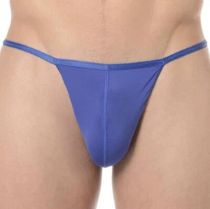 Authentic French HOM Plume 359931 Blue String G-String Thong Extra Small XS - Picture 1 of 1
