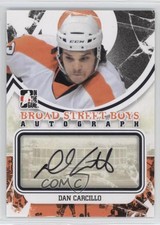 2011-12 ITG Broad Street Boys Series Auto Black Dan carcillo #A-DC Auto