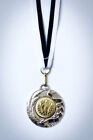 5 oder 10 Stck Medaille - DART - Halsband schwarz-wei