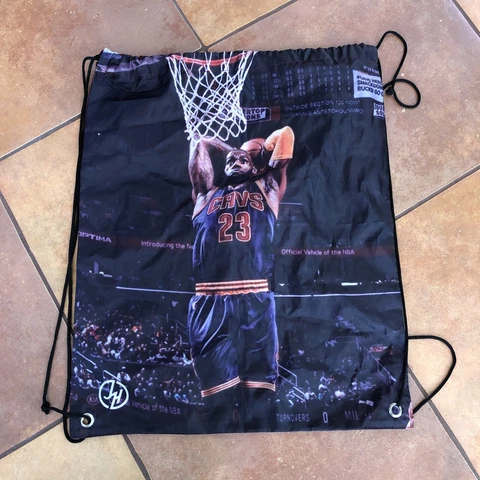 Cavs 23 Lebron James Basketball Sinch Backpack Unisex Cover