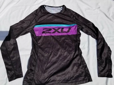 2XU Womens Small Long Sleeve Shirt Running Workout Polyester Fitness #WX2683a - Image 1 of 3