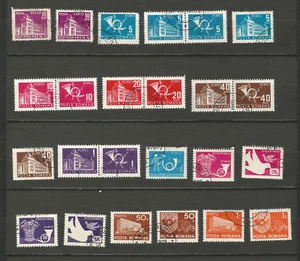 1950/70 Roumanie 24 timbres taxe anciens oblitérés /T4350 - Bild 1 von 1