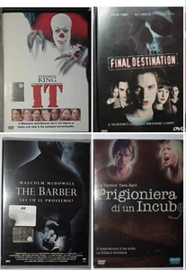 Dvd It 1990 + The Barber Nuovo + Final Destination + Prigioniera Di Un Incubo - Foto 1 di 9