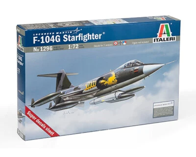 Italeri 1296 Lockheed F-104G Starfighter "Recce" 1:72 modellismo - Immagine 1 di 4