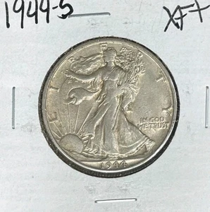 1944-S WALKING LIBERTY SILBER HALF DOLLAR ~ SEHR SCHÖN + ~ SCHÖNE MÜNZE ~ - Bild 1 von 2