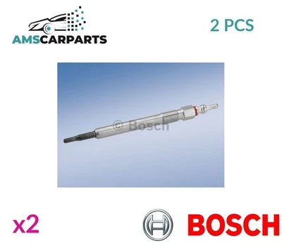 ENGINE GLOW PLUGS 0 250 402 003 BOSCH 2PCS NEW OE REPLACEMENT - Image 1 of 4