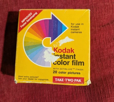 Vintage Kodak Instant Color Film PR10-2 Take-Two Pak – Unused Sealed - Image 1 of 4