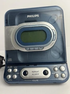 RARE Philips AJ3977/37 CD Player AM FM Radio Presets & Dual Alarm Clock WORKS! - Picture 1 of 8