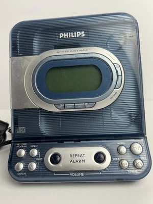 RARE Philips AJ3977/37 CD Player AM FM Radio Presets & Dual Alarm Clock WORKS! - Image 1 of 4