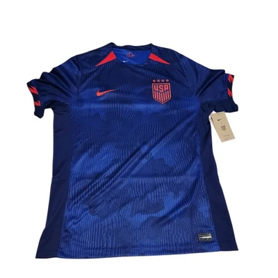 Camiseta de fútbol Nike Stadium EE. UU. para hombre grande Dri-FIT DR3971-406 azul Foto 1 de 4