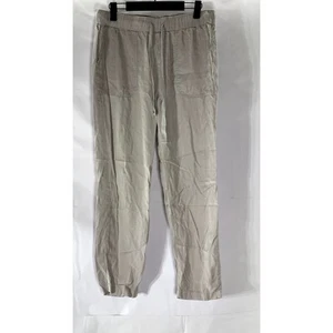 Pantalón al tobillo BE COOL gris claro ligero con cordón Lara talla M - Imagen 1 de 12