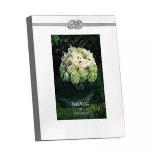Wedgwood Vera Wang Infinity Silver Frame 8"x10" - Picture 1 of 3