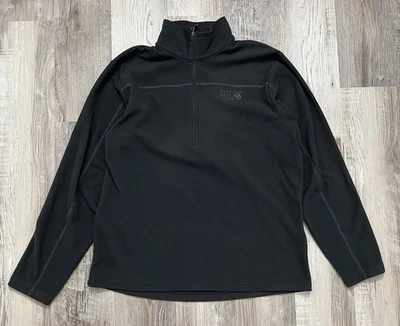 Chaqueta Pullover Mountain Hardwear Polar Para Hombre Grande Negra Foto 1 de 4