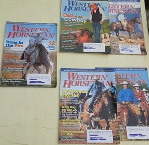 5 Western Horseman Magazines 2007 Vol. 72 Nos. 1, 2, 4, 5 & 6 Taylor Creek Ranch - Imagen 1 de 24