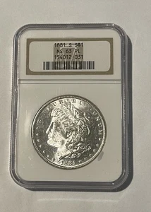 1881 S Morgan Silver Dollar NGC MS 63 PL $200 Coin !!!! - Picture 1 of 2