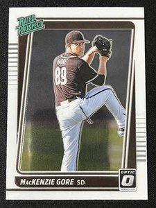 2021 Donruss Optic #RP4 MacKenzie Gore Rated Prospect San Diego Padres - Picture 1 of 2
