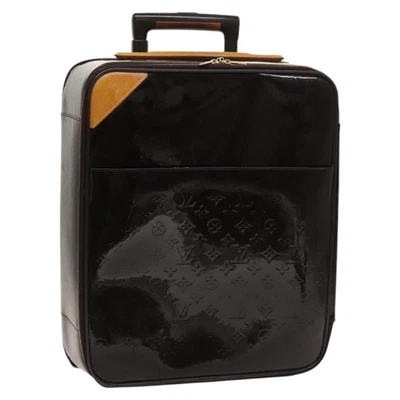 LOUIS VUITTON Monogram Vernis Pegas 45 Suitcase Amarante M91277 LV Auth 126511 - Image 1 of 4