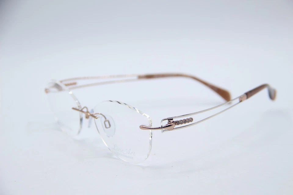 NOVA LINHA DE ÓCULOS ART CHARMANT XL 2162 BE MARROM GUNMETAL ARMAÇÃO AUTÊNTICA 51-17 - Imagem 1 de 4