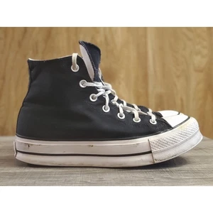 Converse All Star HI Lift Platform Sneakers Women's Size 9 Black - Picture 1 of 12