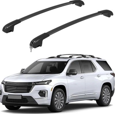 Barras transversales de techo 220 lb para Chevy Chevrolet Traverse 2022-2025 aluminio  Foto 1 de 4