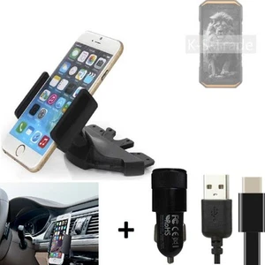 Do Ulefone Armor X32 Pro + ŁADOWARKA Uchwyt montażowy do radia samochodowego cd wspornik - Zdjęcie 1 z 1