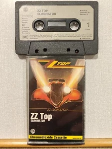 ZZ TOP - CASSETTE TAPE - ELIMINATOR 1983 PAPER LABELS **TESTED** - Picture 1 of 5